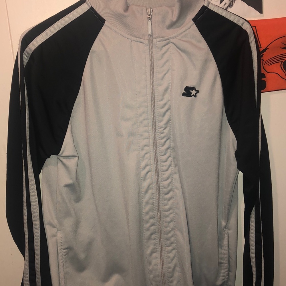Light gray zip up